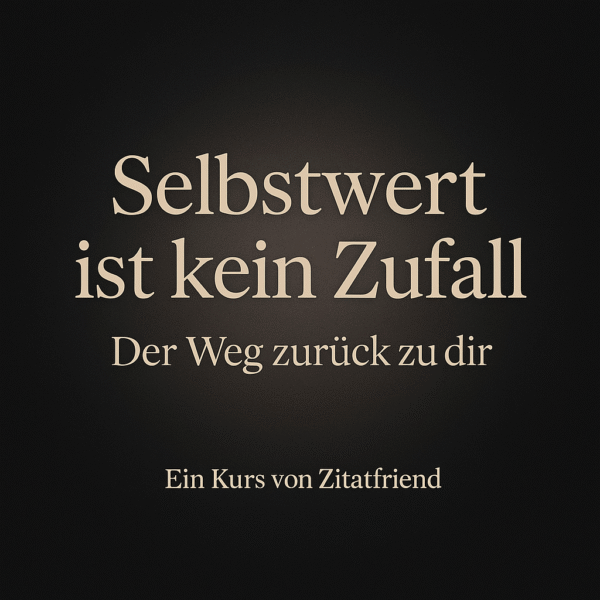 ✨ Selbstwert ist kein Zufall - Der Weg zurück zu dir