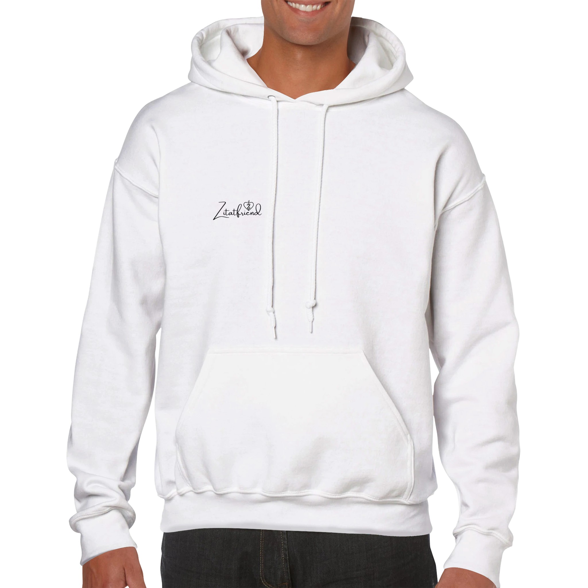 ZitatFriend Premium Hoodie Weiß
