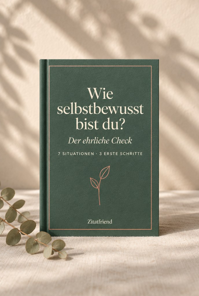 Der kostenlose Selbstbewusstseins-Check von Zitatfriend