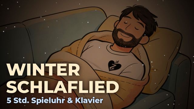 Winter Schlaflied für Erwachsene: Spieluhr und Klavier